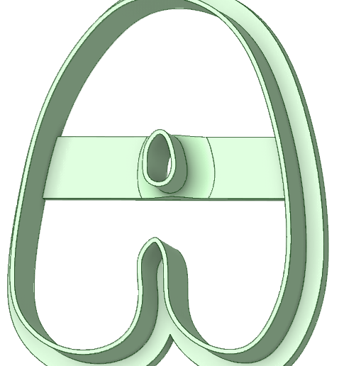 ABC Bubble 70mm c/u cookie cutter