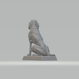 3.png Pointer Dog Garden Statue 3D print model