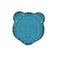 model.png animal face (30)  CUTTER AND STAMP, COOKIE CUTTER, FORM STAMP, COOKIE CUTTER, FORM