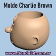 molde-charlie-brown-5.jpg Charlie Brown - Snoopy Flowerpot Mold