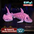 Dan-Sopala-Flexi-Factory-Shark_02-1.jpg Archivo STL Flexi Print-in-Place Esqueleto Tiburón・Design para impresora 3D para descargar