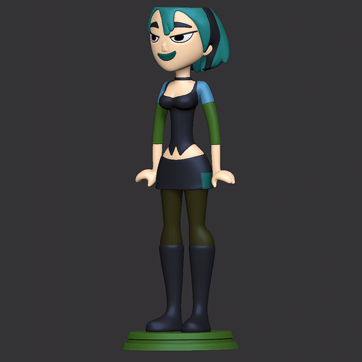 Download STL file Gwen - Total Drama • 3D printer template • Cults