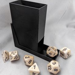 3D Printed Rollup Dice Box 