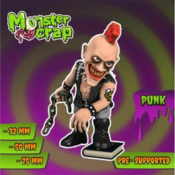 Punk.jpg Fichier 3D Punk・Modèle à télécharger et à imprimer en 3D, MonsterCrap
