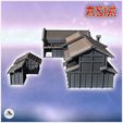 5.jpg Set of two large Asian tiled roofed buildings with two market stalls (4) - Asian Asia Oriental Angkor Ninja Traditionnal RPG Mini