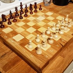 20161210_013717.jpg Free SVG file DIY Chessboard made with CNC・3D printer model to download, iamjorgensen