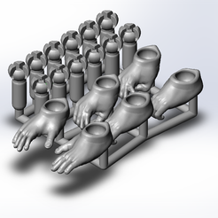 Simian-Feet-Print-Render-00.png STL-Datei Figma-kompatible Affenfüße・3D-druckbare Vorlage zum herunterladen