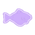 halibut fish #1 - 1.stl Unterwasserwelt Ausstechformen - Fischwelt Set / Bündel - 9 Stück