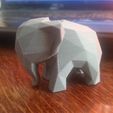 elephant_lowpoly.jpg STL file Elephant low poly・3D printer model to download, 3dpark