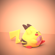 pika-kirby-14.png kirby pikachu - pikakirby 3D print model