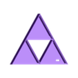 Triforce_X1.stl Zelda Triforce logo LED lamp