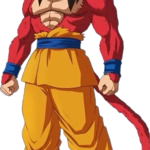 goku ssj4 render png