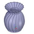 vase-origami-vo01_stl-01.jpg original origami flower vase vo01 for 3d-print or cnc