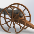 cañon.png CANNON GUN, FORTRESS GUN 3D MODEL, DIY TOY PRINT 3D PLASTIC