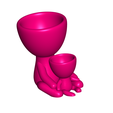 Robert and Hijo _A.png STL-Datei ROBERT PLOT VASE WITH SON / DAUGHTER N ° 112 kostenlos・3D-Druckvorlage zum Herunterladen