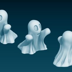 GHOST02.jpg Archivo OBJ Fantasma・Modelo de impresora 3D para descargar