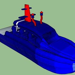 Bateau Vue1.jpg Archivo STL Bateau / barco・Objeto de impresión 3D para descargar