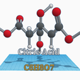 Screenshot 2021-01-24 160418.png Citric Acid 3D Model