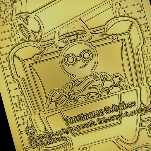 Gimmighoul Pokemon card animeFree STL File for 3D printingCults