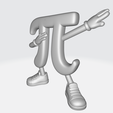 7.png Pi Day Cute Pi Symbol Character – Fun Math Decor – 3D Printed Pi Figurine – Nerdy Gift for Math Lovers