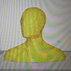 PXL_20230113_095938922.jpg STL-Datei Bust Spiderman・3D-druckbares Design zum Herunterladen