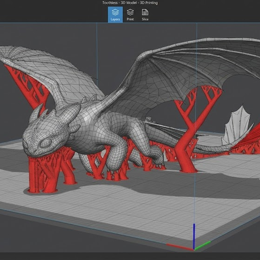 Toothless Toothless in flight