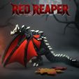 dragon-red-reaper_flexi_printinplace4.jpg Dragon red reaper prininplace