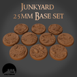 25mm-Junkyard-base-render.png 25mm Junkyard Base set (Supported)