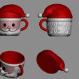 3.jpg Decorative Santa Face Mug