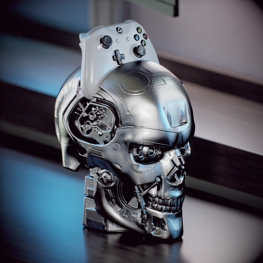 🕹️ T 800 pack x 4 heads ( Terminator ) Controller holder - Controller ...