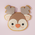tarandosAgori-without.png Reindeer Boy Face Cookie Cutter