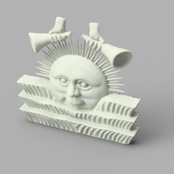 Sunstone-3_1_6_2000x.png STL file Nauvoo Temple Sunstone | LDS Temple | 3 Styles | Digital File | STL File・3D printing template to download