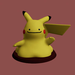 Pikachuxditto8.png Pikachu Ditto Pokemon  + Card Ditto