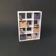 20231222_085954.jpg Cube Shelves 3 x 4 and Storage - Miniature Furniture 1/12 Scale