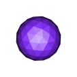Bucky_E_triangulated_20mm.stl Bucky Ball, C60, Triangulated Buckyball, Geodesic sphere