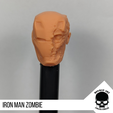 13.png Iron Man Zombie Head for 6 inch action figures