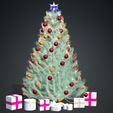 ij.jpg Chrismas Tree 3D Model - Obj - FbX - 3d PRINTING - 3D PROJECT - GAME READY NOEL Chrismas Tree  Chrismas Tree NOEL