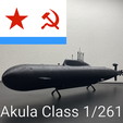 image_2025-01-05_214959310-ezgif.com-overlay.png Akula Class Submarine 1/261 (FOR DISPLAY) / Military Navy Soviet Union Russia