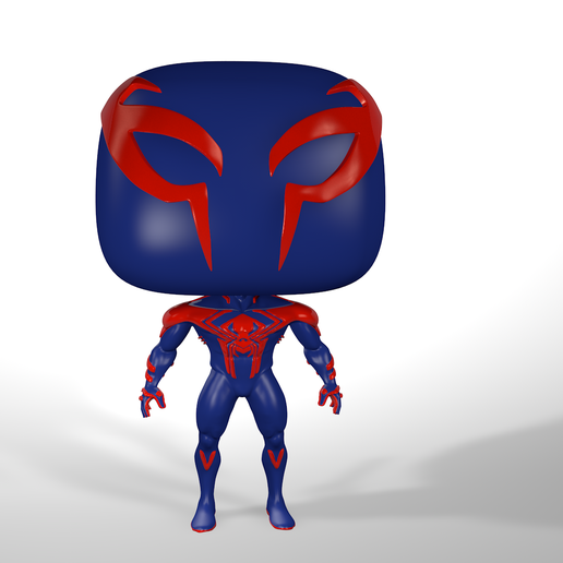 🦸‍♂️ Funko Pop Spiderman 2099 (Miguel O'Hara)・Archivo STL