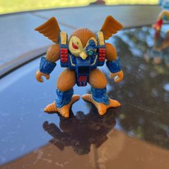 owl.jpg STL file Knight Owl Battle Beasts Series 2 #46・Model to download and 3D print