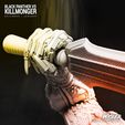 012121-Wicked-Killmonger-squared-010.jpg Killmonger della Marvel: Scultura STL pronta per la stampa