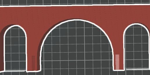 NSWGR HO Scale model Railway Train Bridge Three-Arch Overbridge & Retaining Walls - Brewongle Prototype (1:87) Double Track Clearance