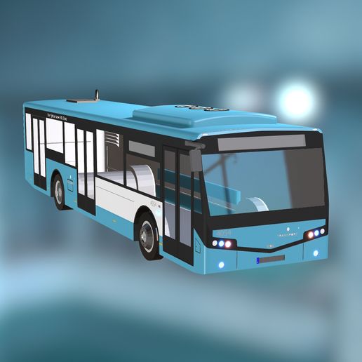 🚌 BUS TRANSPORT CAR VEHICLE 3D MODEL GBT GD 90・ STL File for 3D ...