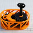 3D-Printed-Clock-Fidget.png Reloj de cuerda Motor Fidget