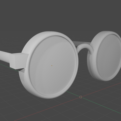 Gafas.png Fichier STL Lunettes rondes de base, rembourrées・Objet pour imprimante 3D à télécharger