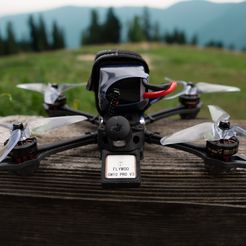ZOS02721-Edit.jpg STL file Lumineer QAV-S JohnnyFPV Flywoo GOKU GM10 PRO V3 GPS Mount・3D printable model to download