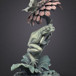 frog.142.jpg Archivo 3D Rana Romántica Modelo de impresión 3D・Objeto de impresión 3D para descargar