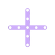 Alternating beam 9x cross.stl Kit de vigas alternas Lego Technic