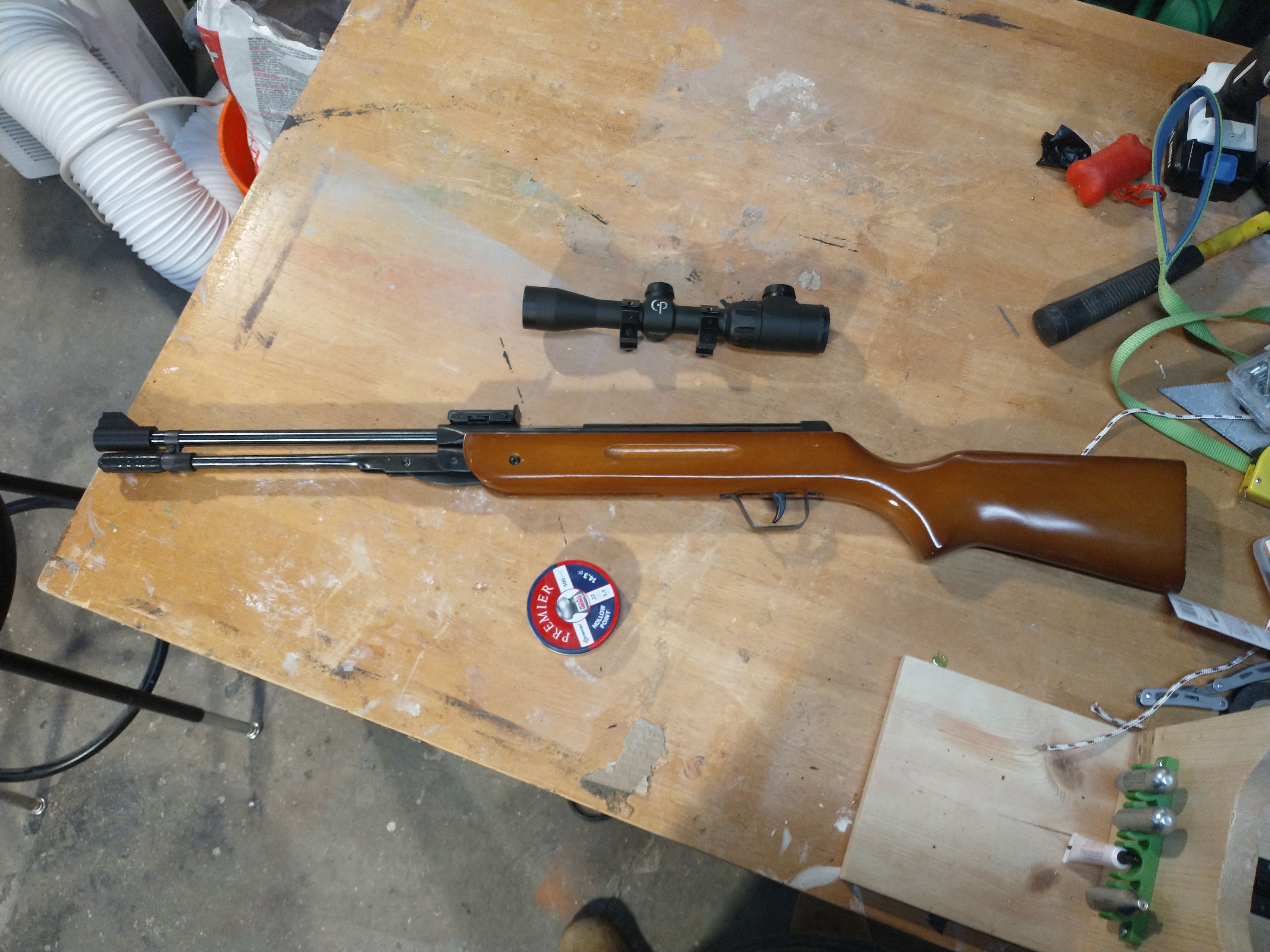 Download STL file B31 pellet rifle iron sight/muzzle • 3D printing