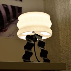 1.jpg STL file Wave Table Lamp・3D printing idea to download, alessiopilodesign